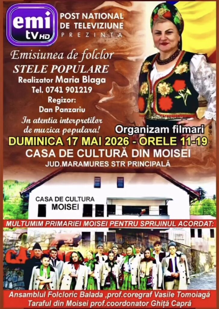 Primaria Moisei - eveniment mai 2026